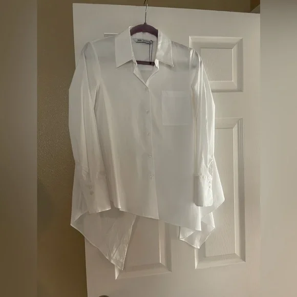 NEW Zara white shirt - Picture 3 of 5